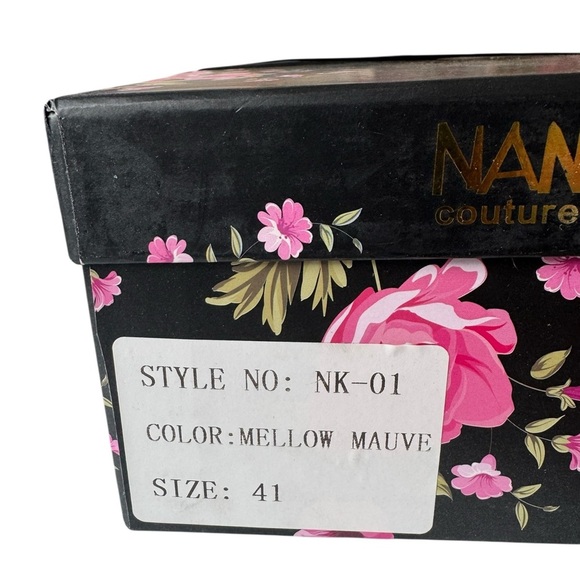 NIB Free People x Nan-ku Cruise Studded Hi Top Sneakers, Mellow Mauve, 41/11 - Picture 4 of 10